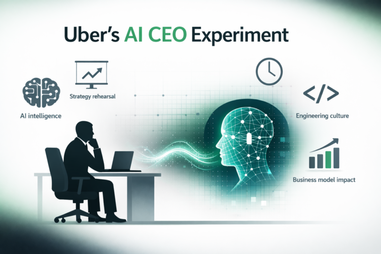 Uber Engineers Built an AI Version of Their CEO - Here’s Why That’s a Big Business Model Signal