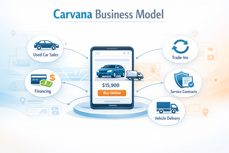 Carvana Business Model How Carvana Built a Billion-Dollar Online Car Retail Platform