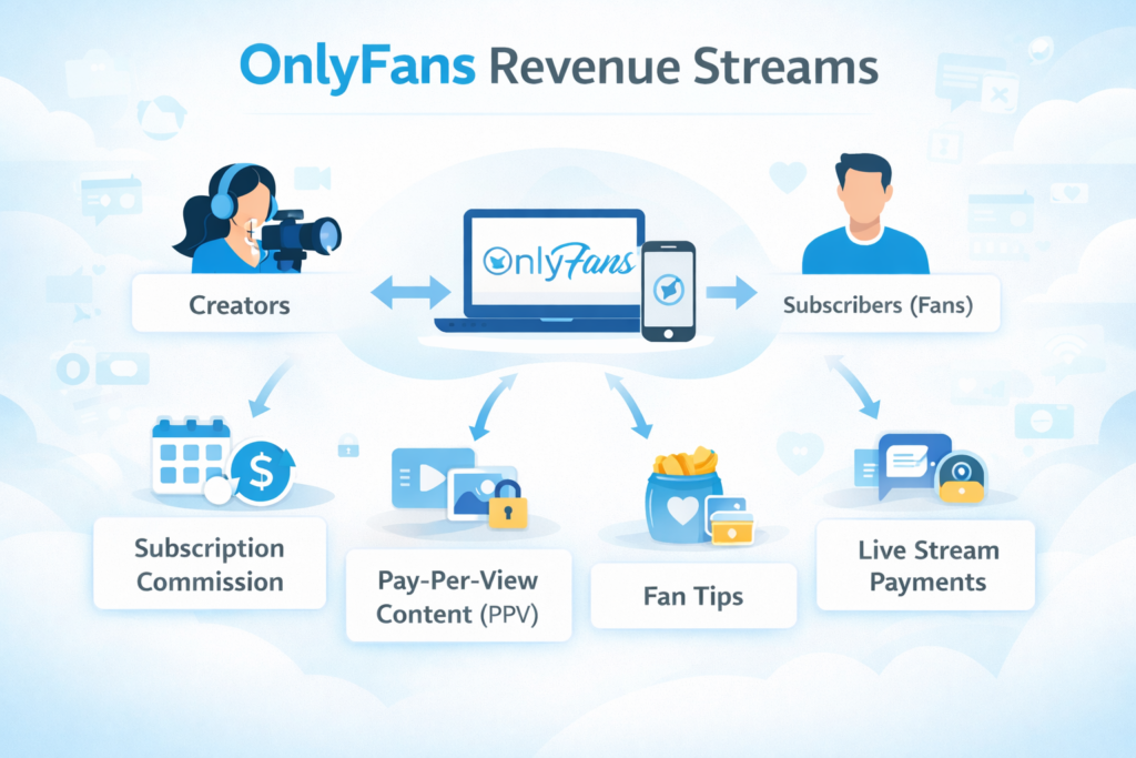 OnlyFans Revenue Streams