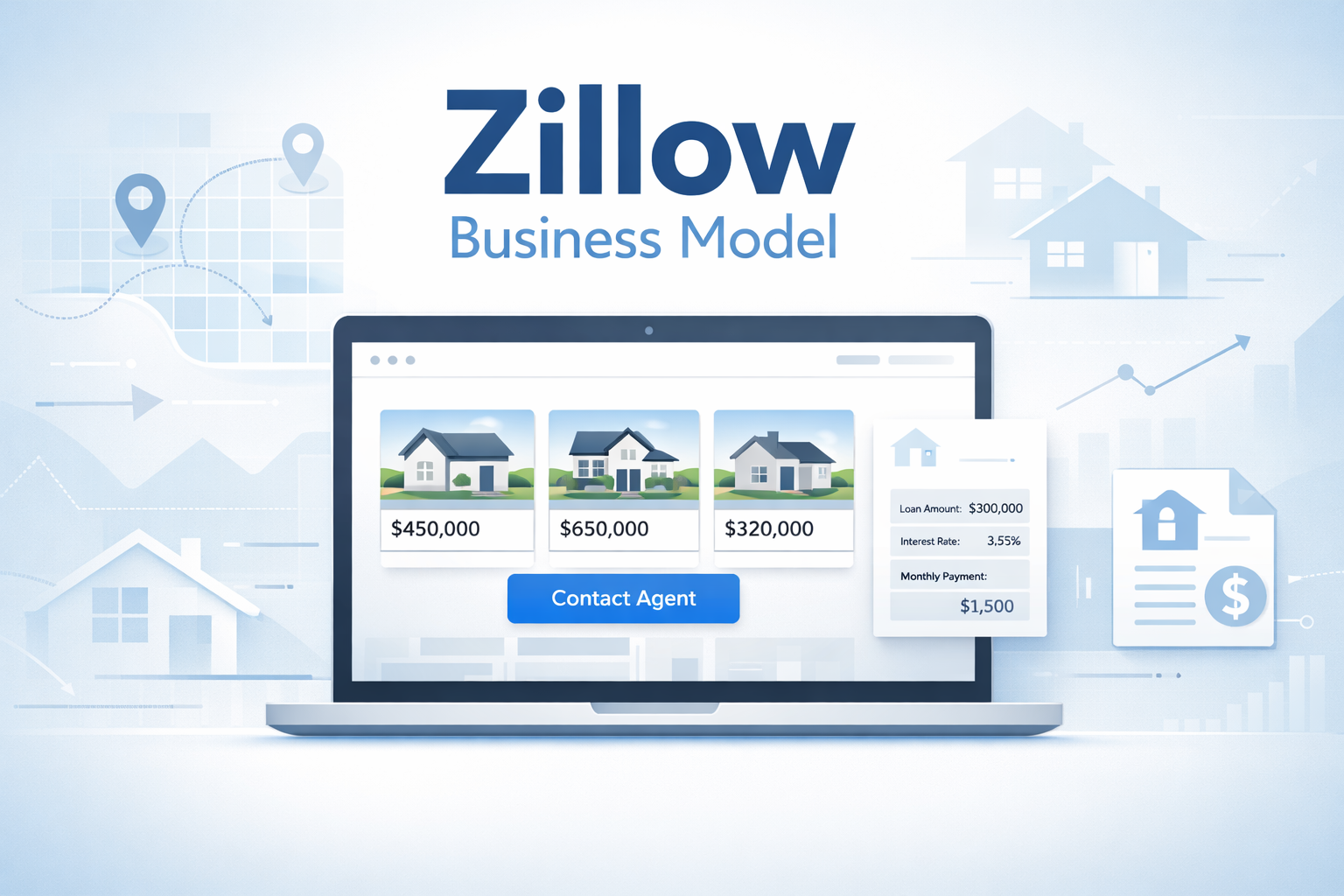 Zillow Business Model - How Zillow Makes Money From Real Estate Without Owning Most Homes