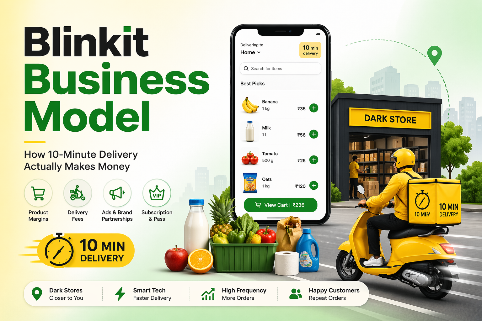 Blinkit Business Model And How 10-Minute Delivery Actually Makes Money