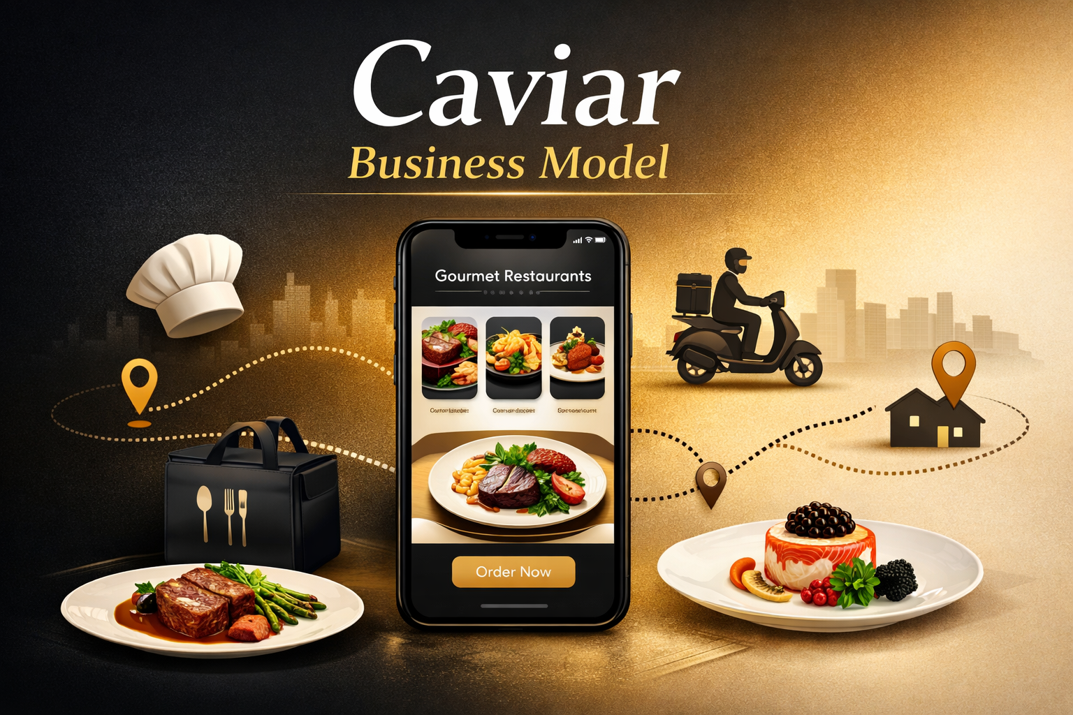 Caviar Business Model And How It Built a Premium Food Delivery Platform