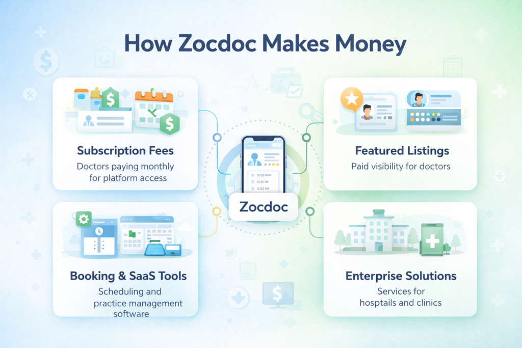 How does Zocdoc actually make money?