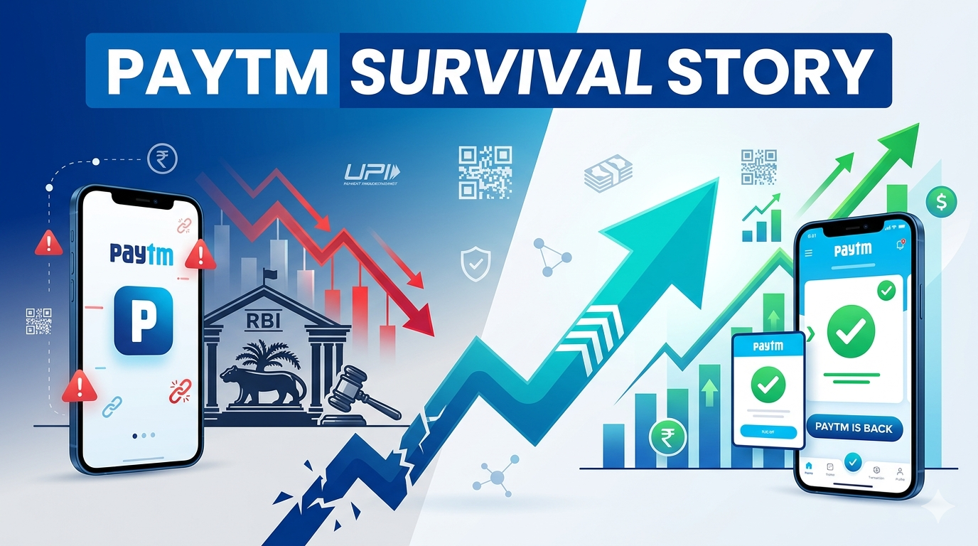 Paytm’s Survival Story: How India’s Payment Giant Reinvented Its Business After RBI Crackdown