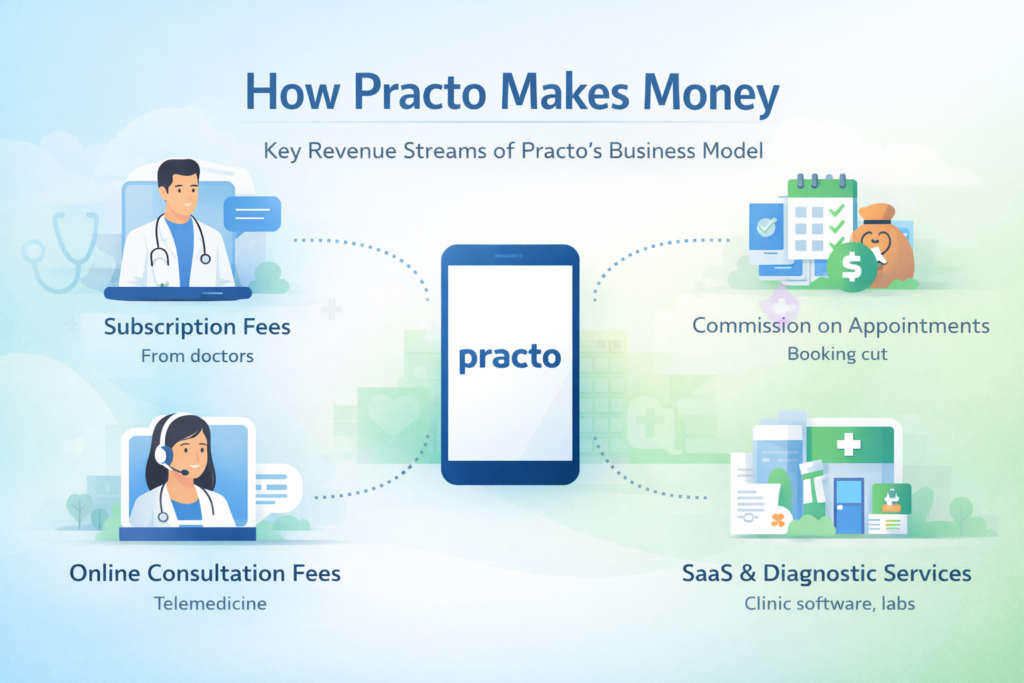 Practo Revenue Model: How It Actually Makes Money