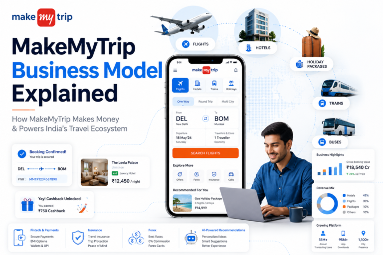 MakeMyTrip Business Model Explained