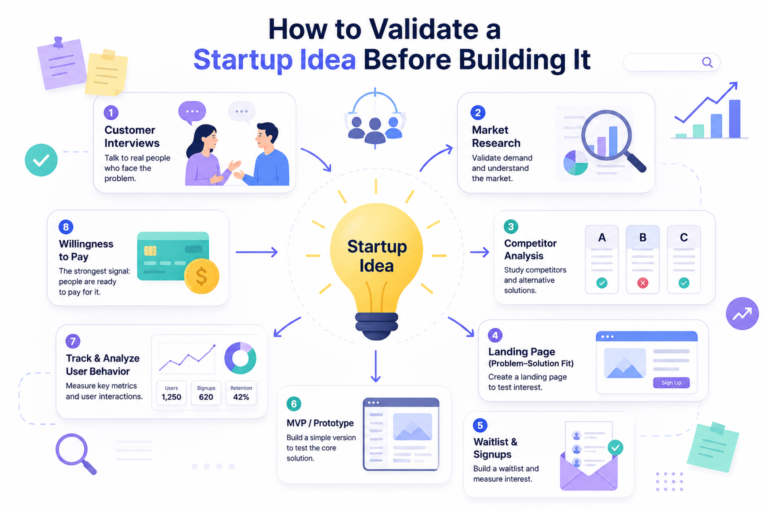 How to Validate a Startup Idea Before Building It (Without Wasting Time or Money)