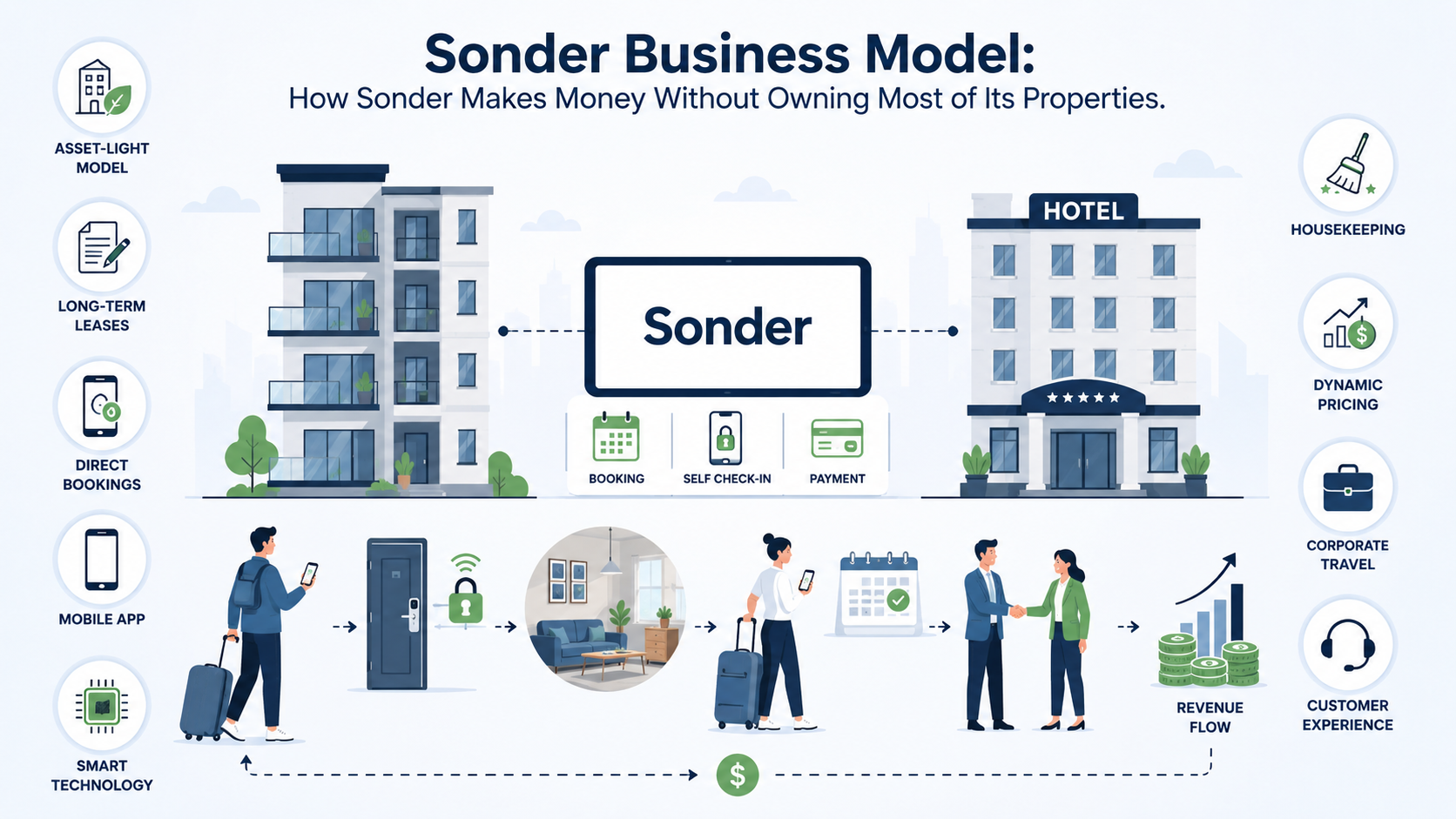 Sonder Business Model How It Makes Money Without Owning Most of Its Properties