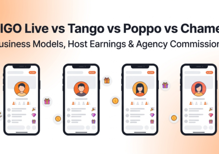 BIGO Live vs Tango Live vs Poppo Live vs Chamet Business Model Comparison