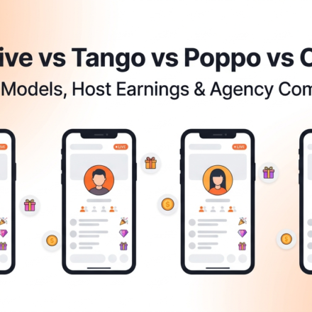 BIGO Live vs Tango Live vs Poppo Live vs Chamet Business Model Comparison